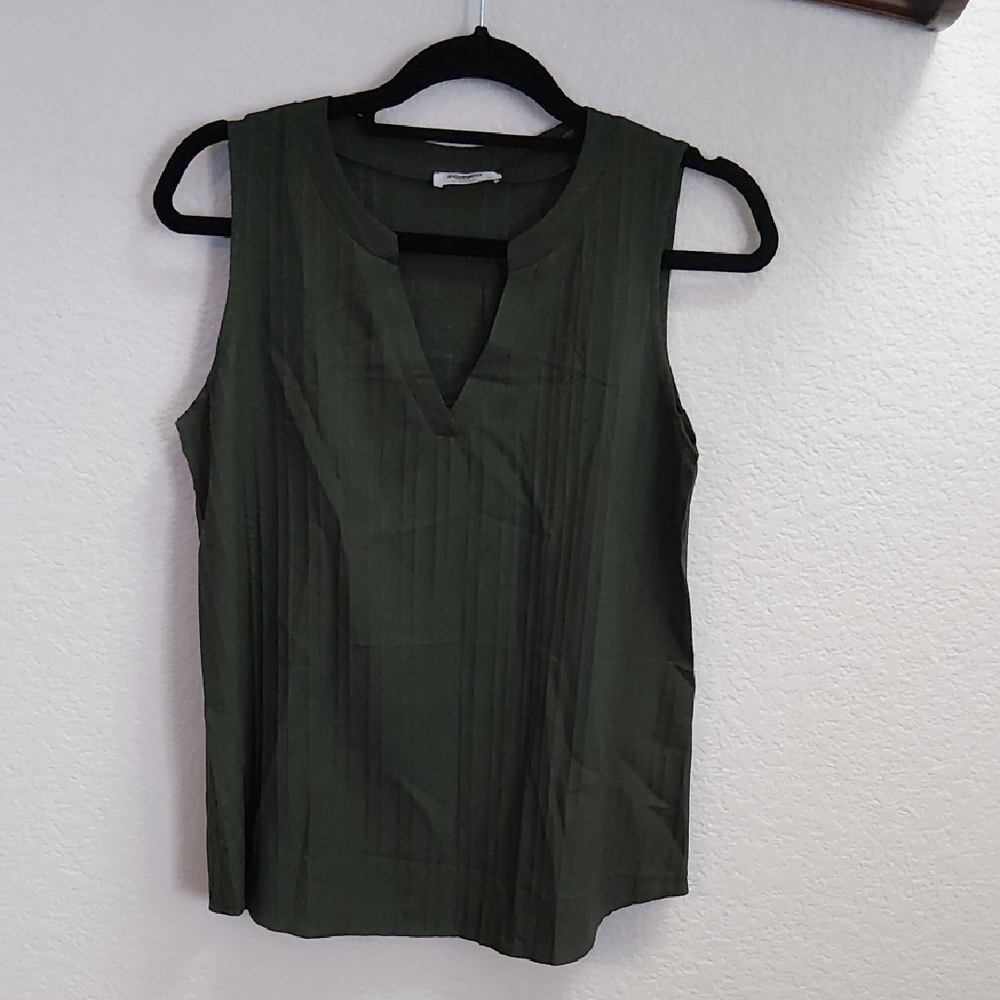 Zeagoo Forest Green Sleeveless Top